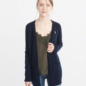 Abercrombie and Fitch Navy boyfriend cardigan
